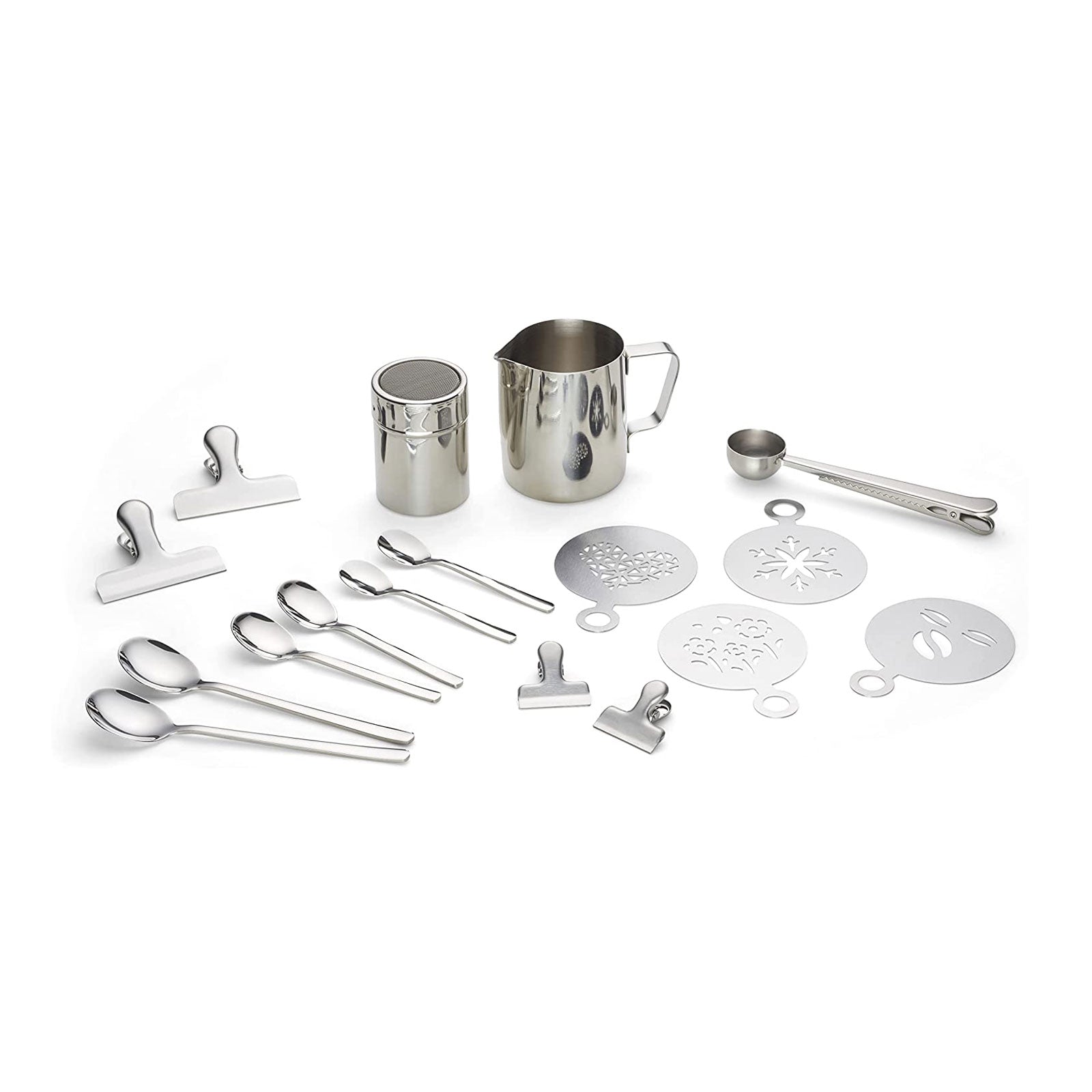 echtwerk-kaffee-teewelt-kaffeezubeh-r-set-23tlg-silber-600ml image 1