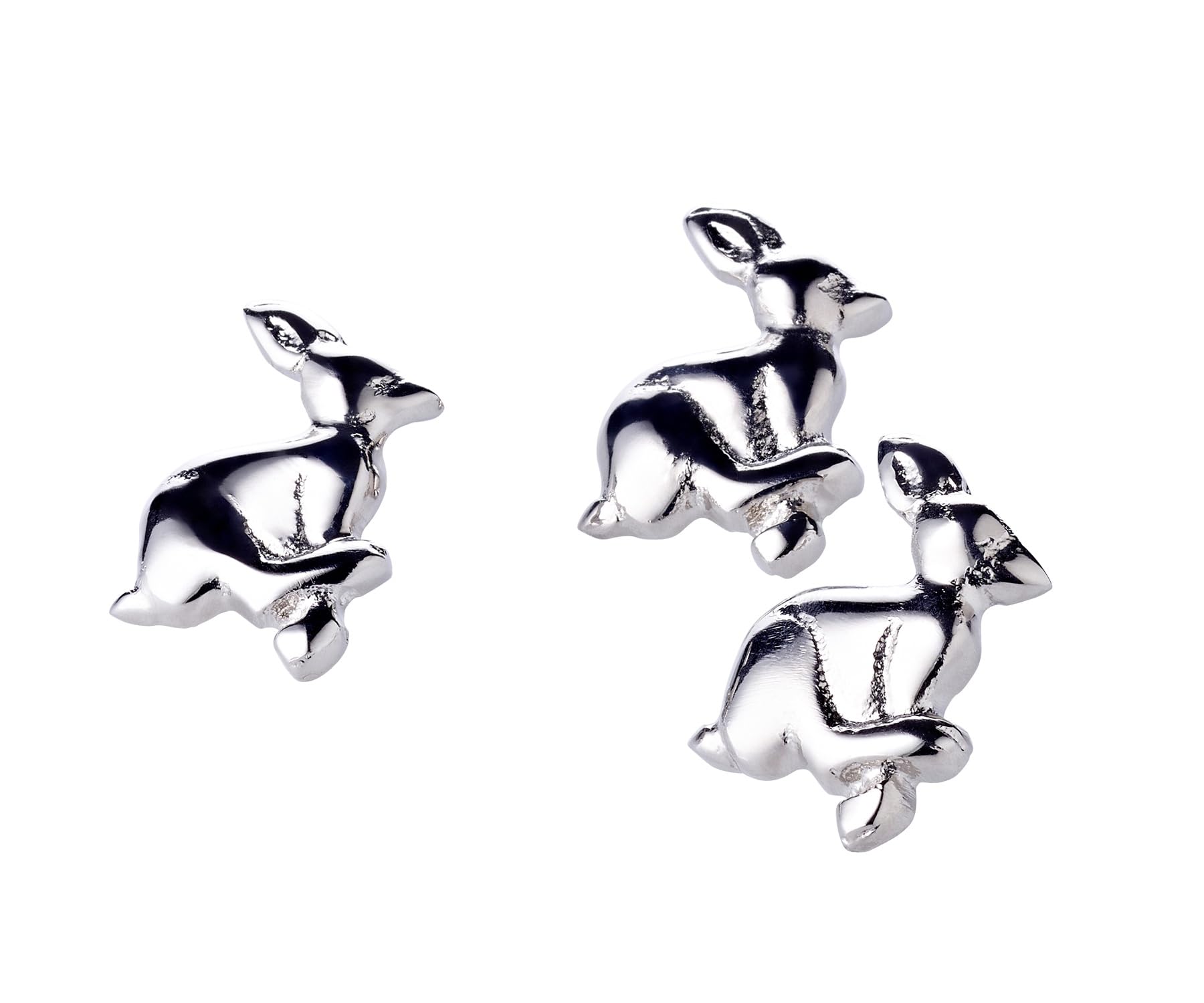 edzard-kingston-kerzenstecker-hase-silber-4er-set-4-cm image 2