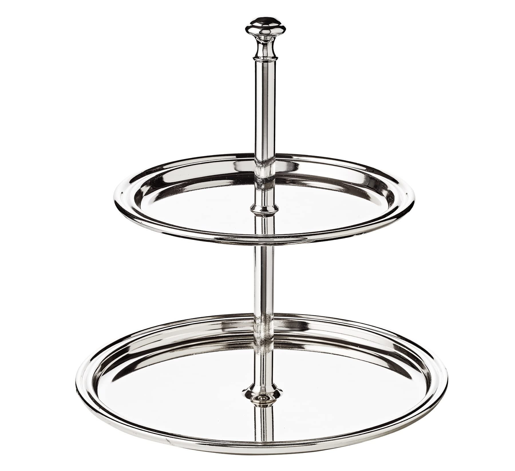 edzard-faden-etagere-2-st-ckig-22-cm-versilbert image 1