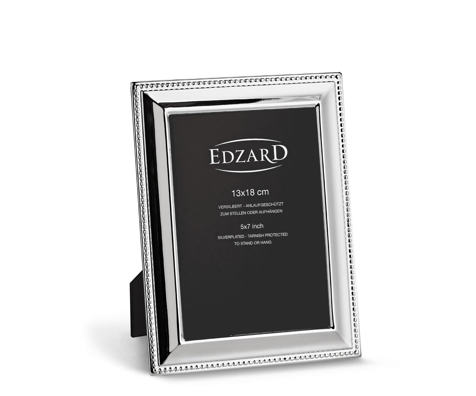 edzard-perla-bilderrahmen-13x18-cm-versilbert-perlenrand image 1
