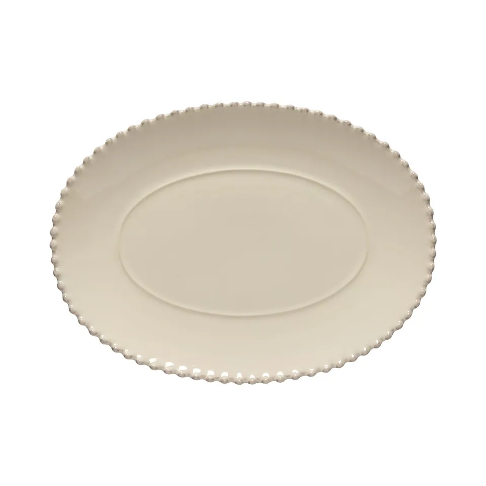 costa-nova-pearl-servierplatte-oval-creme-glanz image 1
