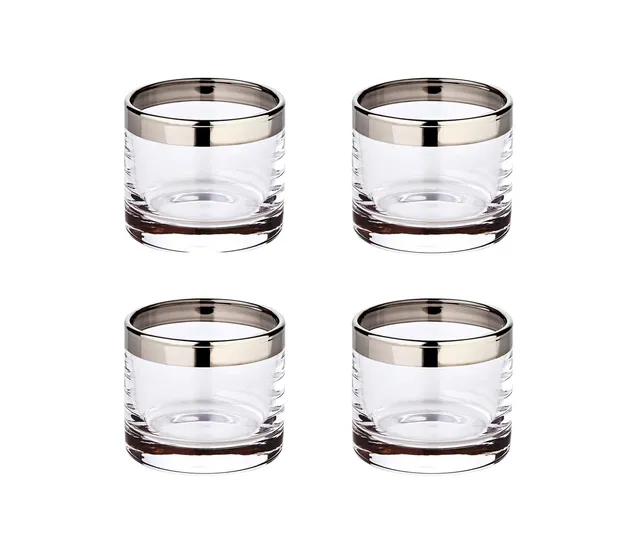 edzard-molly-windlicht-kristall-4er-set-h-6-cm-platinrand image 1