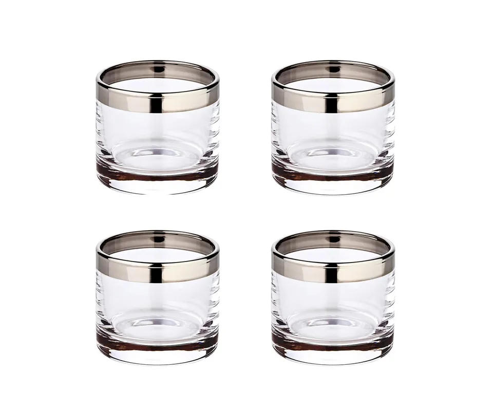 edzard-molly-windlicht-kristall-4er-set-h-6-cm-platinrand image 1