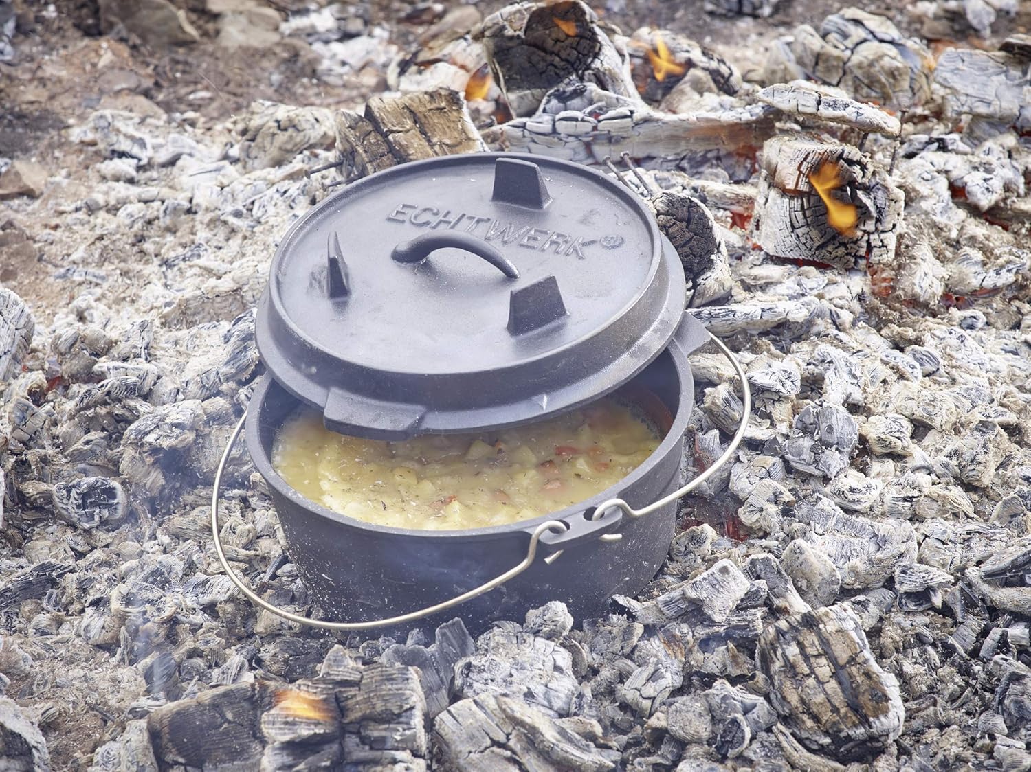 echtwerk-dutch-oven-4-9-l-gusseisen-feuertopf-grill image 6
