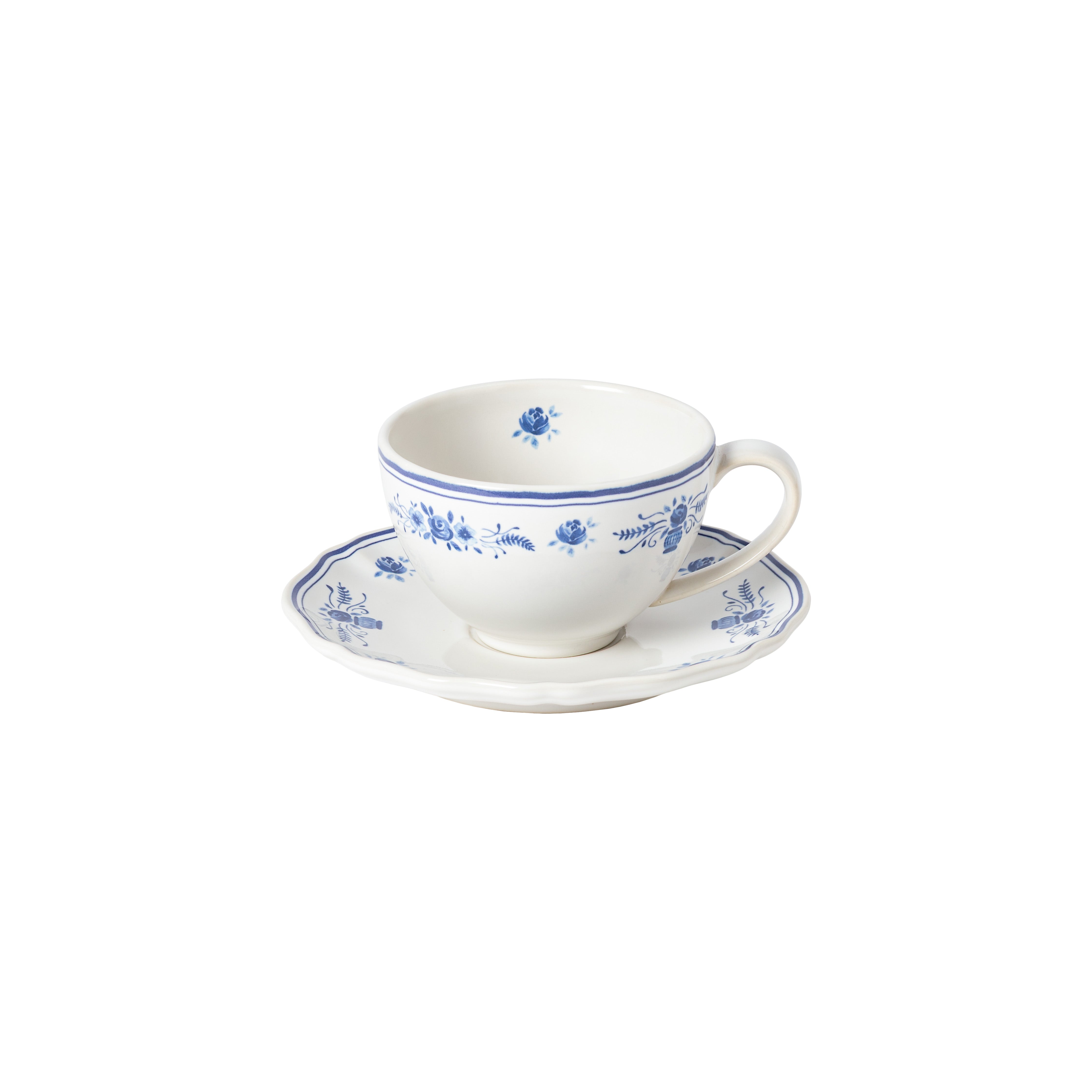 costa-nova-vila-tcs06-teetasse-mit-untertasse-wei-blau image 1