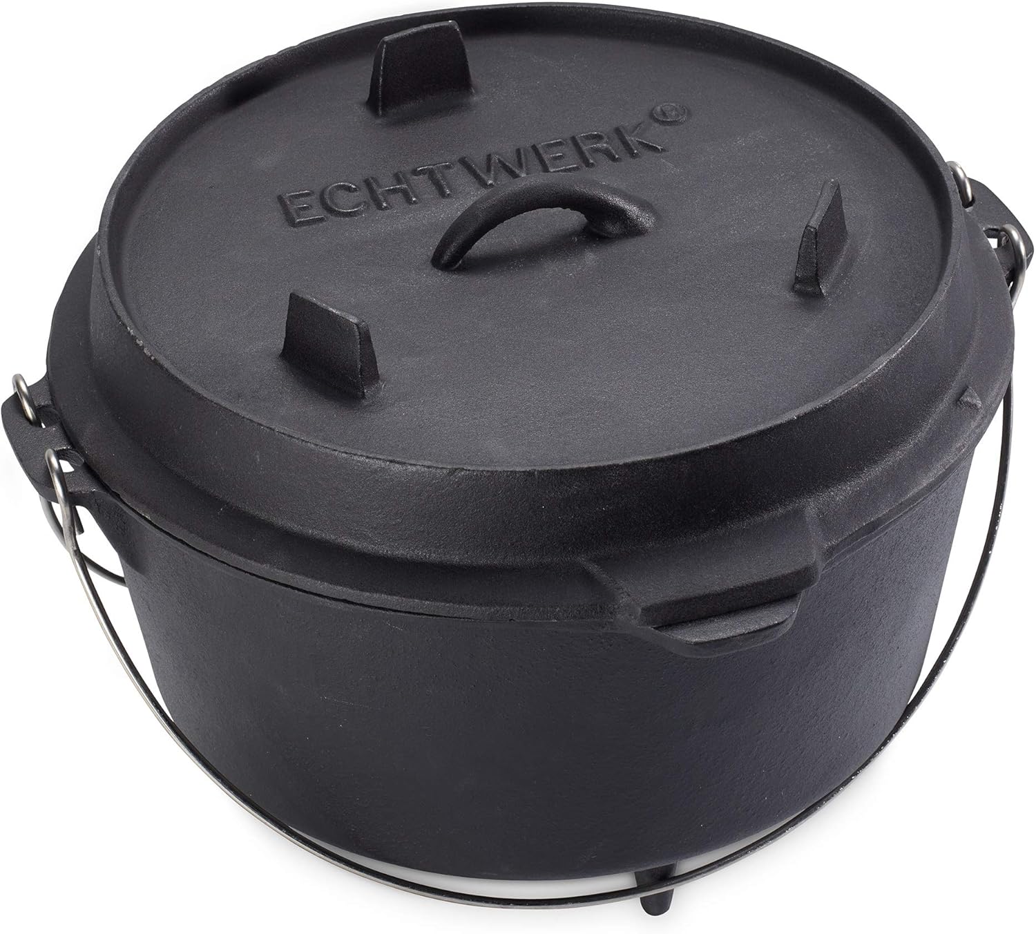 echtwerk-dutch-oven-4-9-l-gusseisen-feuertopf-grill image 7