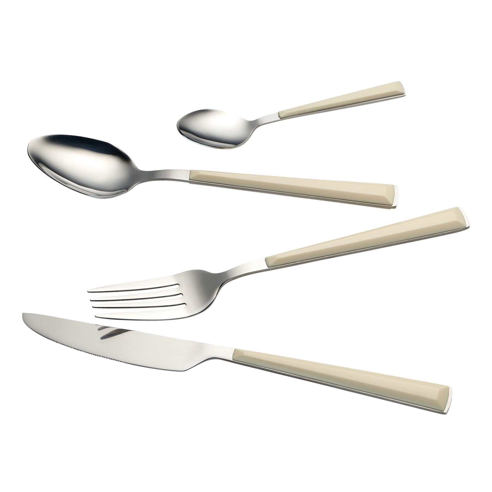 echtwerk-basic-besteck-set-24-tlg-schwarz-kunststoffgriff image 1