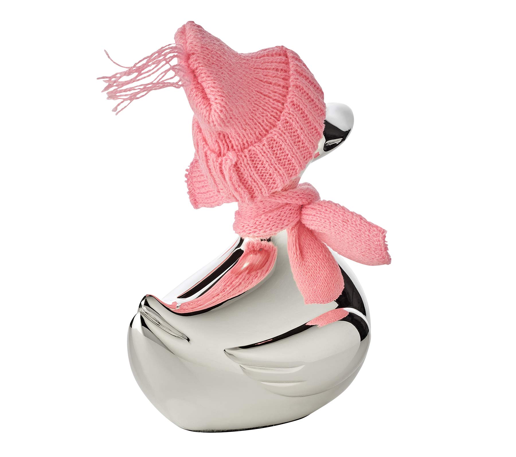 edzard-bert-ente-spardose-13-cm-versilbert-taufgeschenk image 2