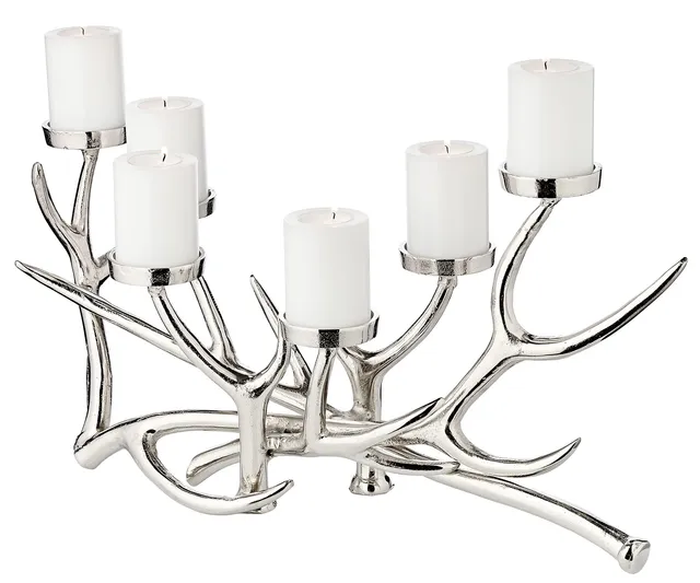 edzard-james-kerzenhalter-geweih-50-cm-vernickelt image 1