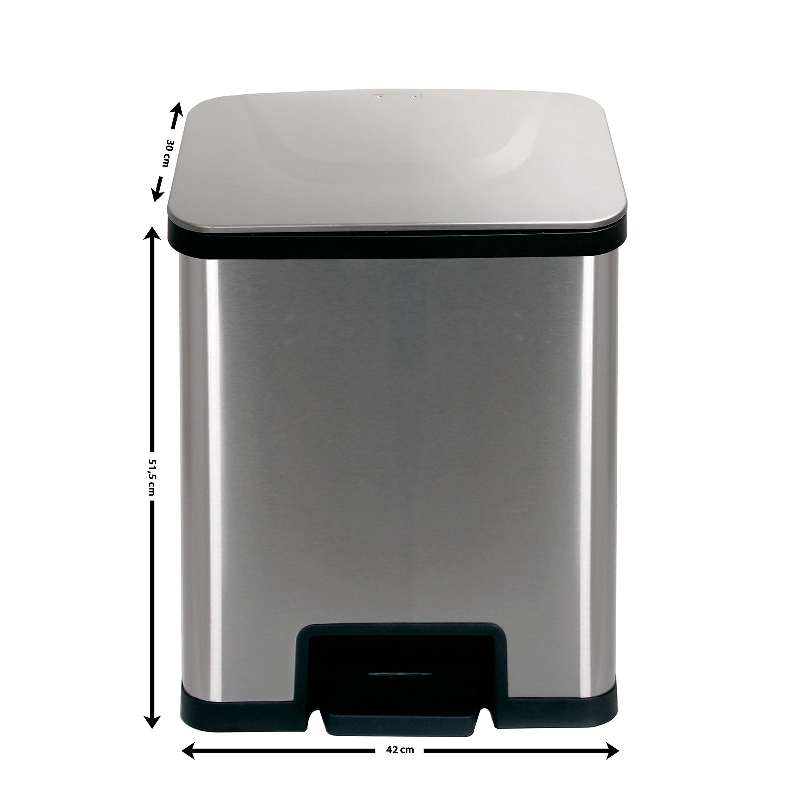 echtwerk-powerstep-38l-tretabfalleimer-inox-mit-pedal image 4