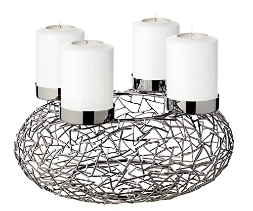 edzard-milano-adventskranz-edelstahl-dunkel-vernickelt-34-cm image 7