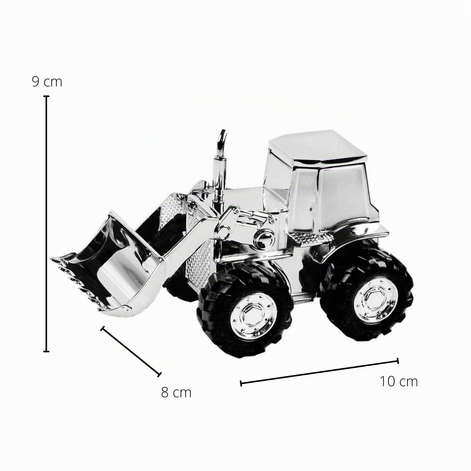 edzard-bert-traktor-spardose-versilbert-9-cm image 3