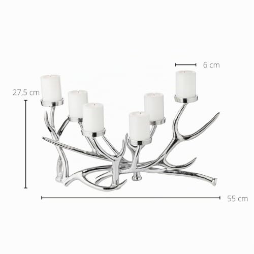 edzard-james-kerzenhalter-geweih-50-cm-vernickelt image 8