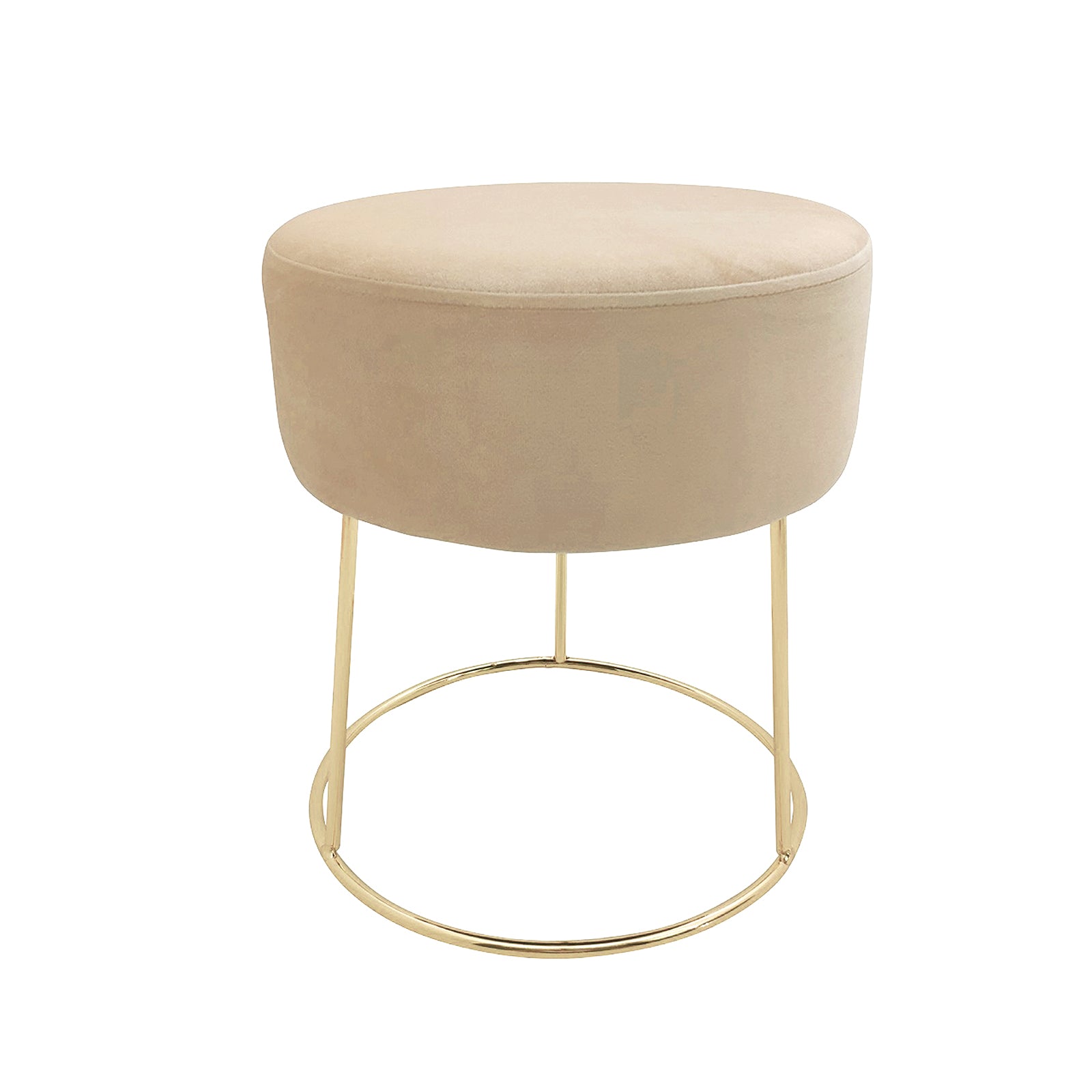 echtwerk-marylin-sitzhocker-samt-creme-mit-goldbeinen image 8
