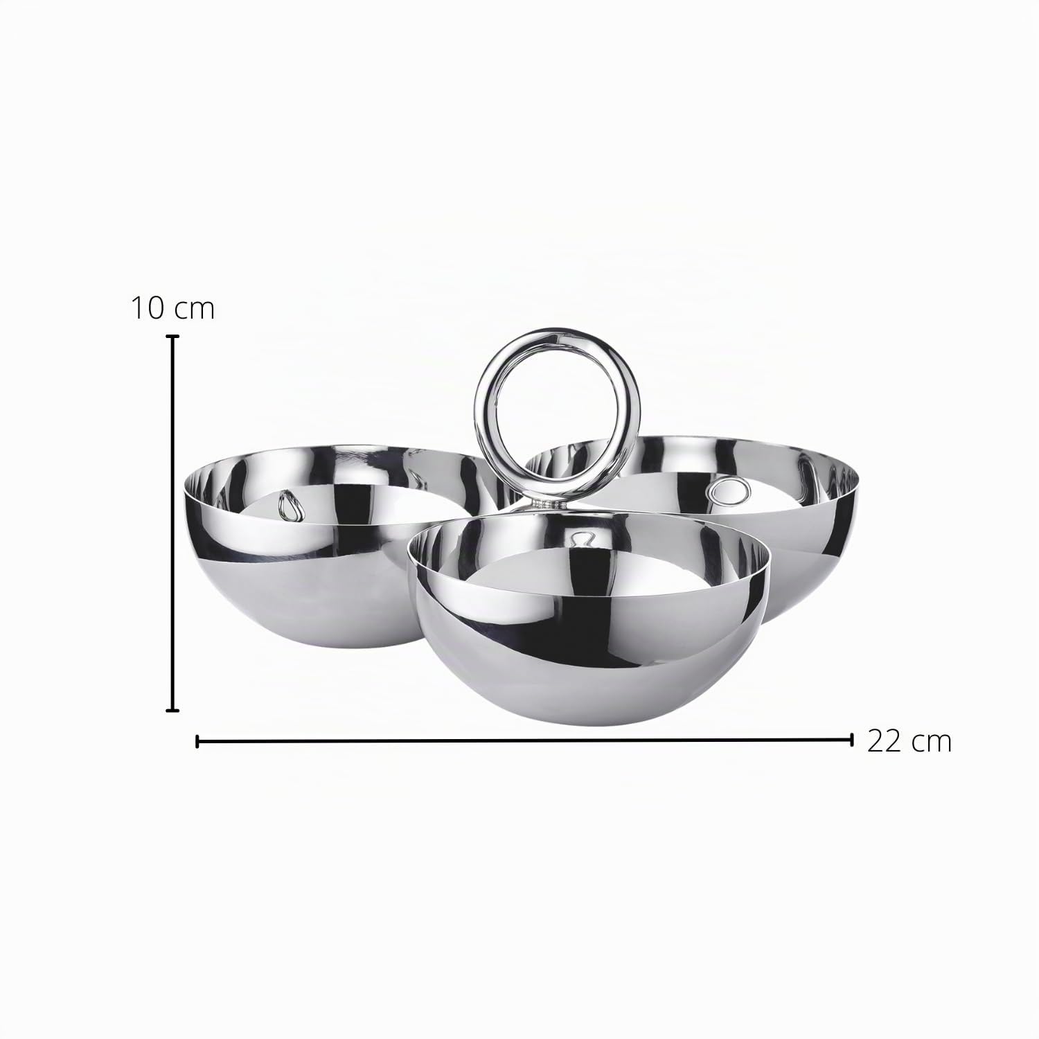 edzard-apura-snackschale-22-cm-edelstahl-obstschale image 3