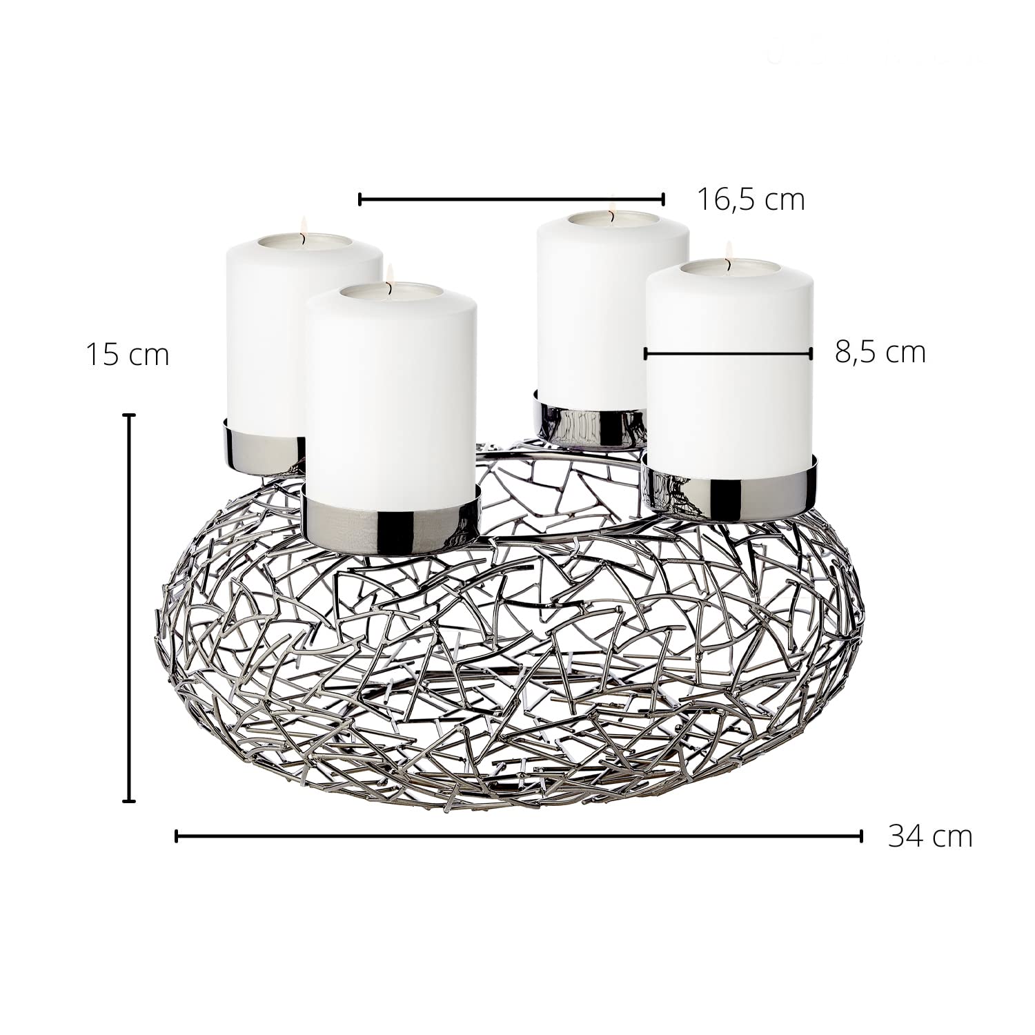 edzard-milano-adventskranz-edelstahl-dunkel-vernickelt-34-cm image 5