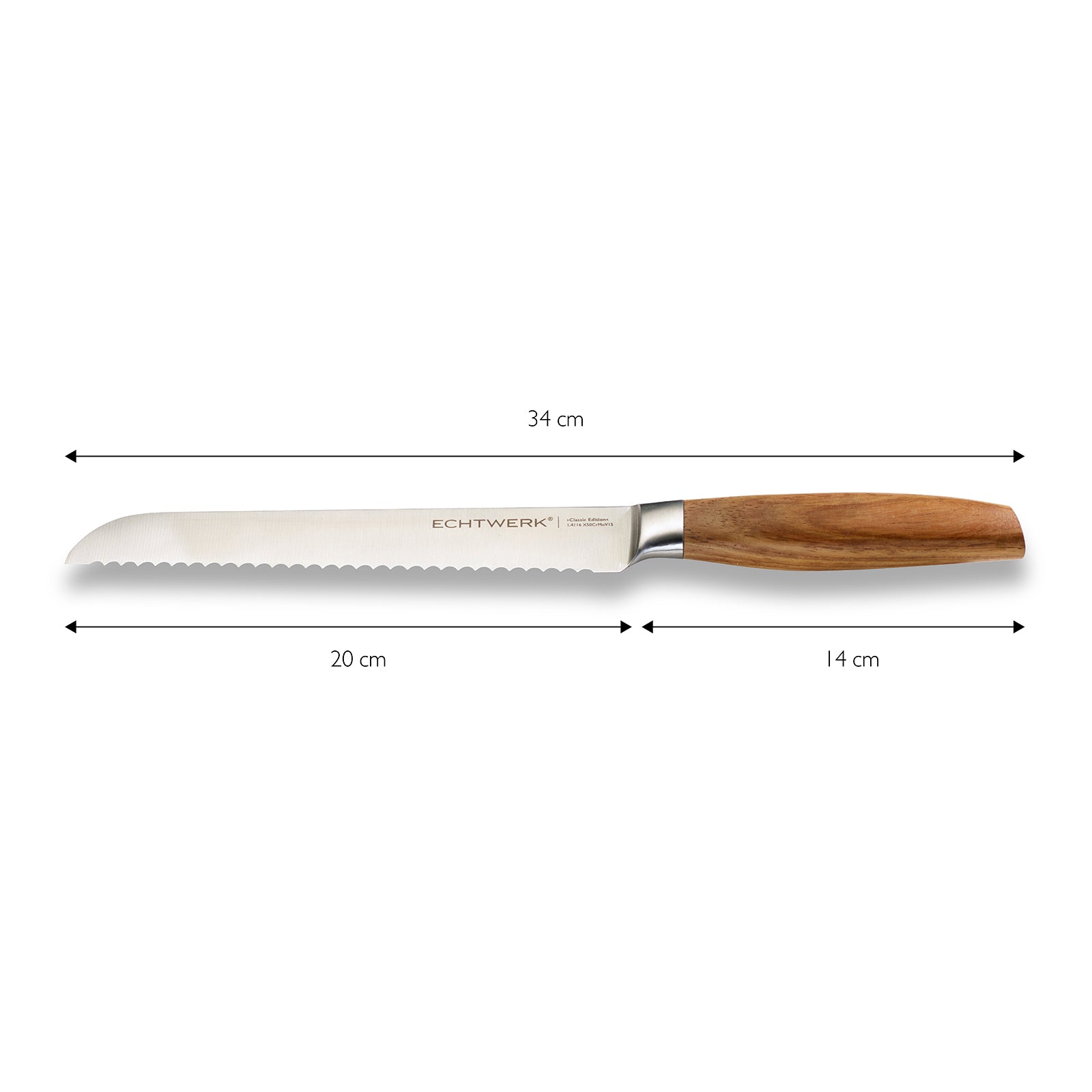 echtwerk-classic-brotmesser-20-cm-wellenschliff-akazienholz image 3