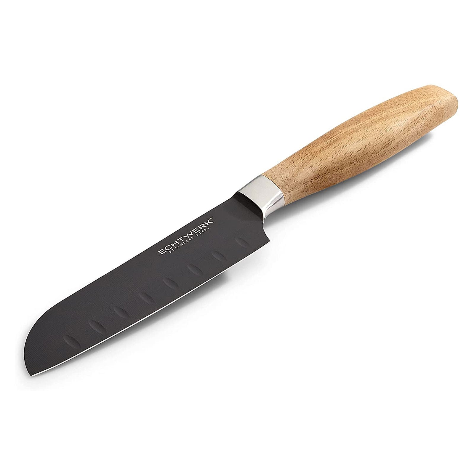 echtwerk-classic-santokumesser-15cm-black-edition-akazie image 2