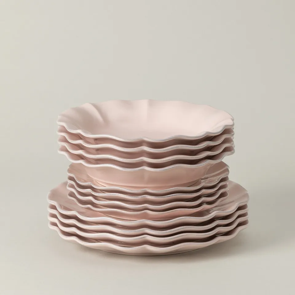 costa-nova-rosa-geschirrset-12-teilig-rosa-pasta-teller image 1