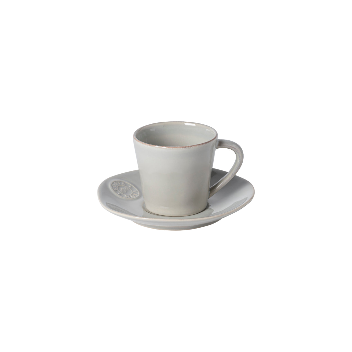 costa-nova-nova-teetasse-mit-untertasse-sand-grau image 1