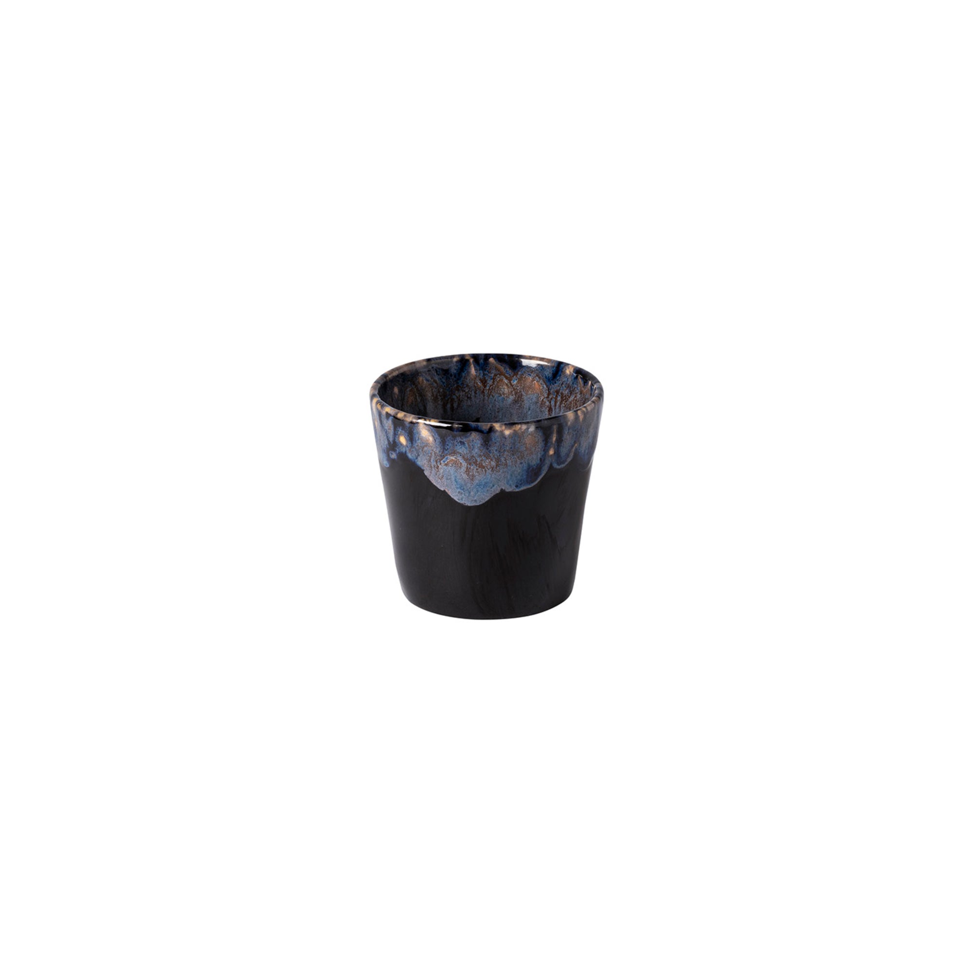 costa-nova-grespresso-lungo-becher-steinzeug-schwarz-gl-nzend image 1