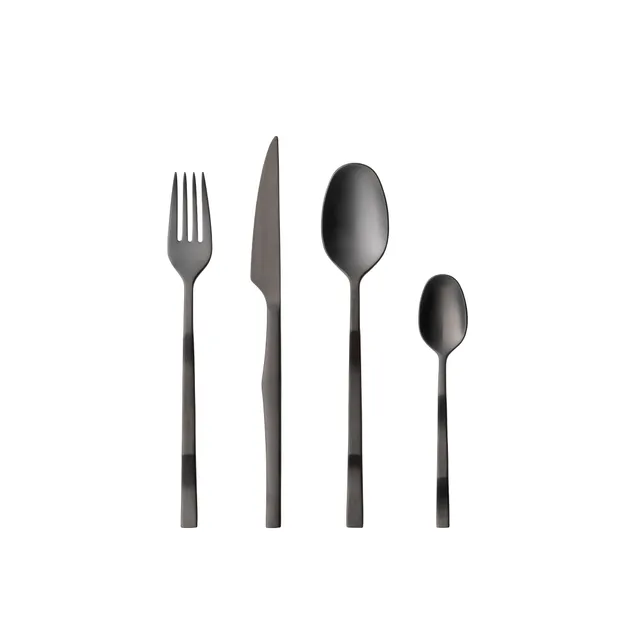 costa-nova-ramo-besteckset-24-tlg-schwarz-matt-edelstahl image 1