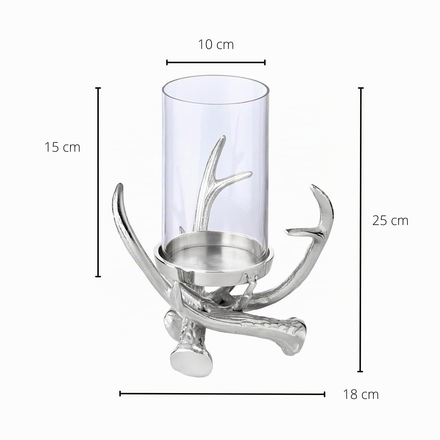 edzard-blitu-windlicht-25-cm-aluminium-glaszylinder image 8
