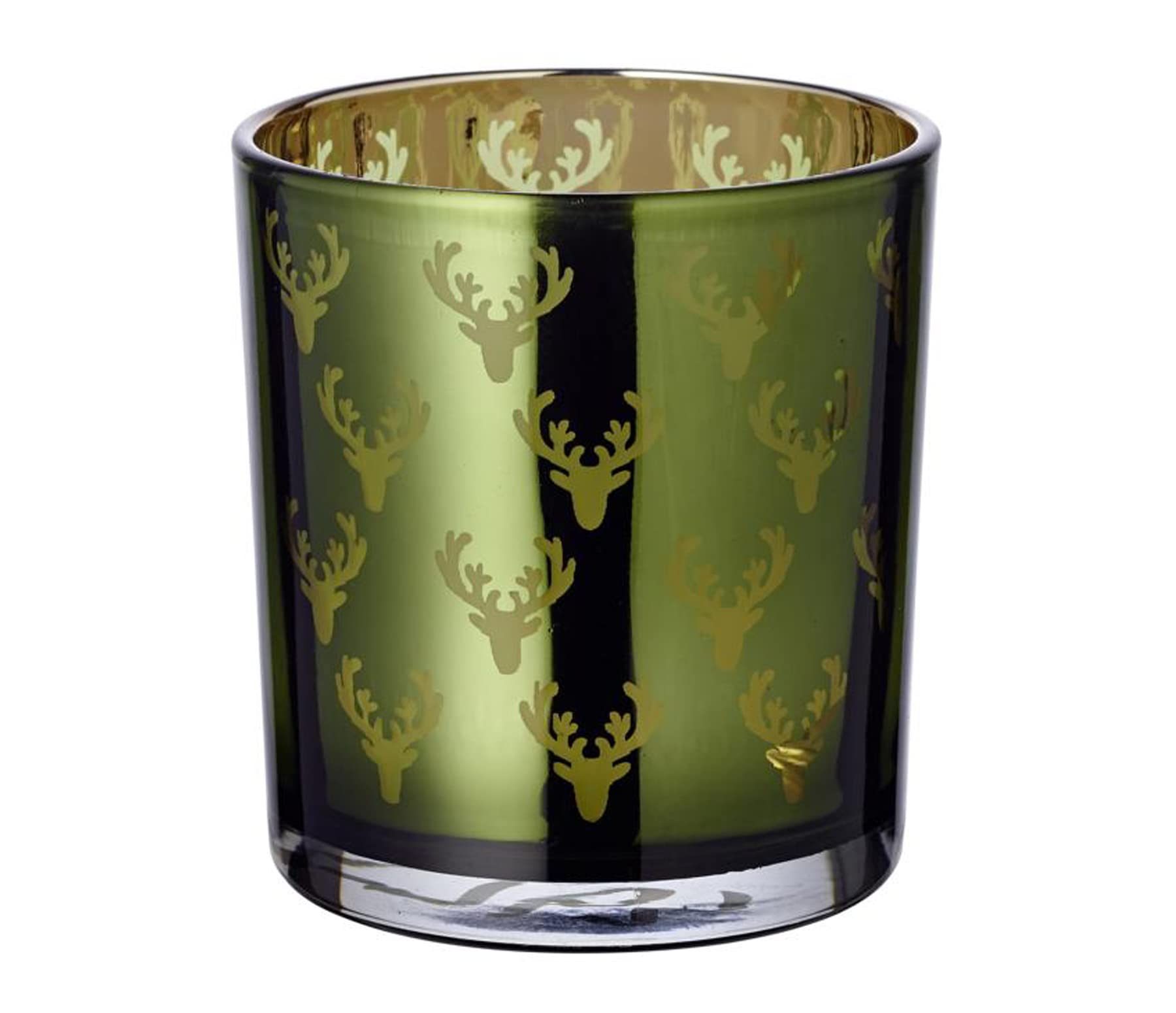 edzard-fancy-teelichtglas-dirk-2er-gr-n-gold-hirsch-8-cm image 3