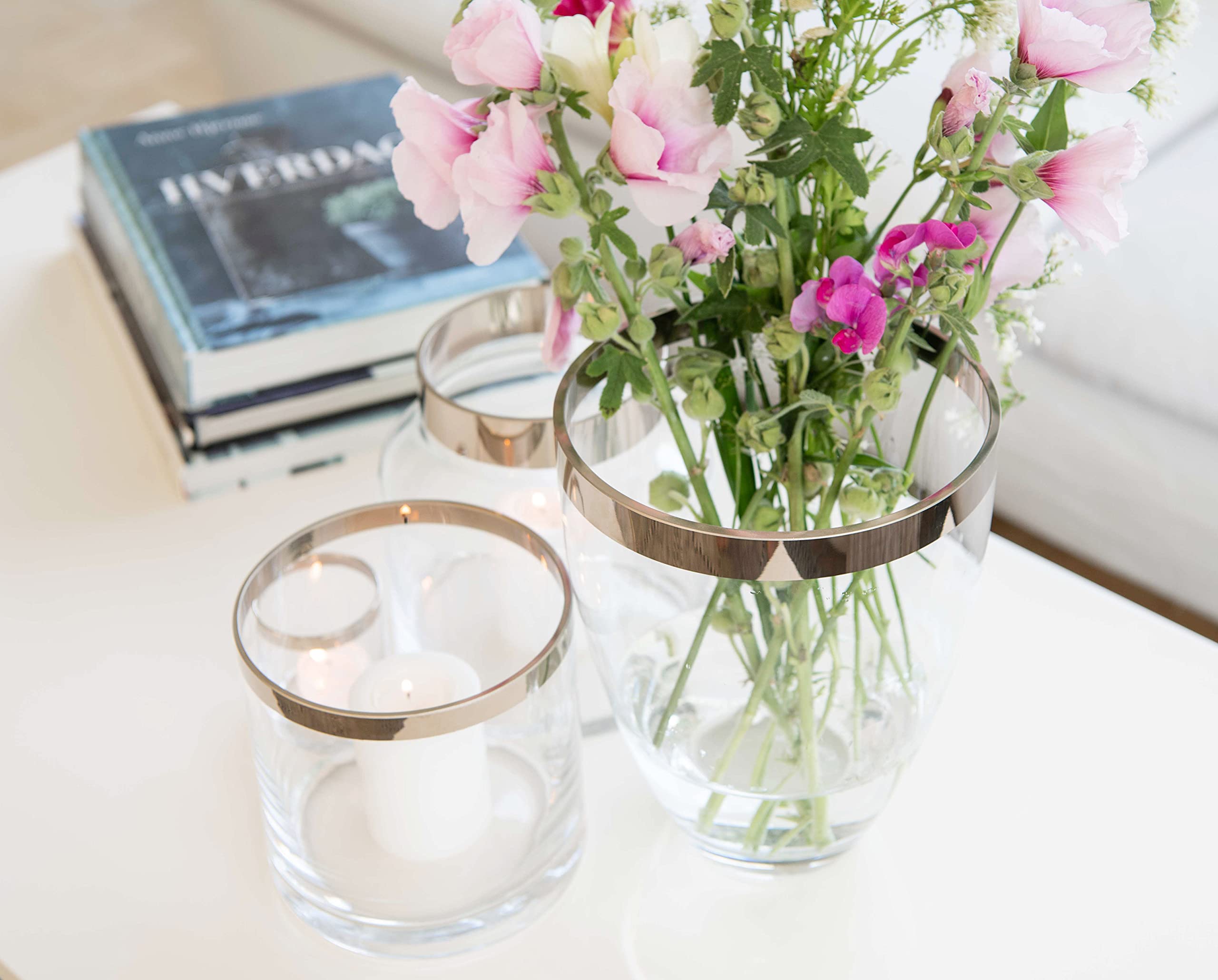 edzard-charlotte-vase-kristallglas-20-cm-platinrand image 4