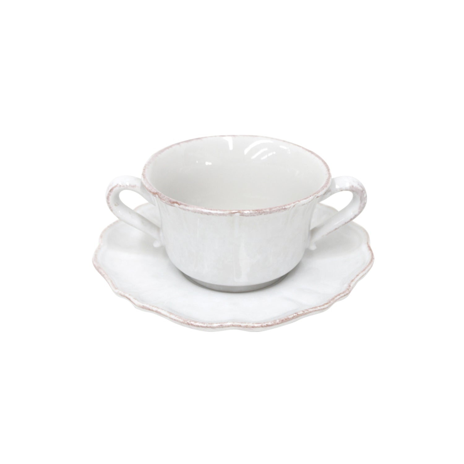 costa-nova-impressions-suppenschale-wei-mit-untertasse image 1