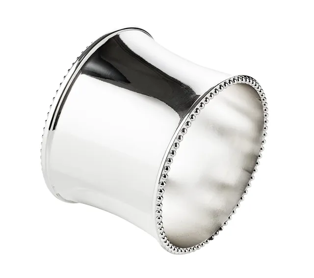 edzard-perla-serviettenring-4er-set-versilbert-5-cm image 1