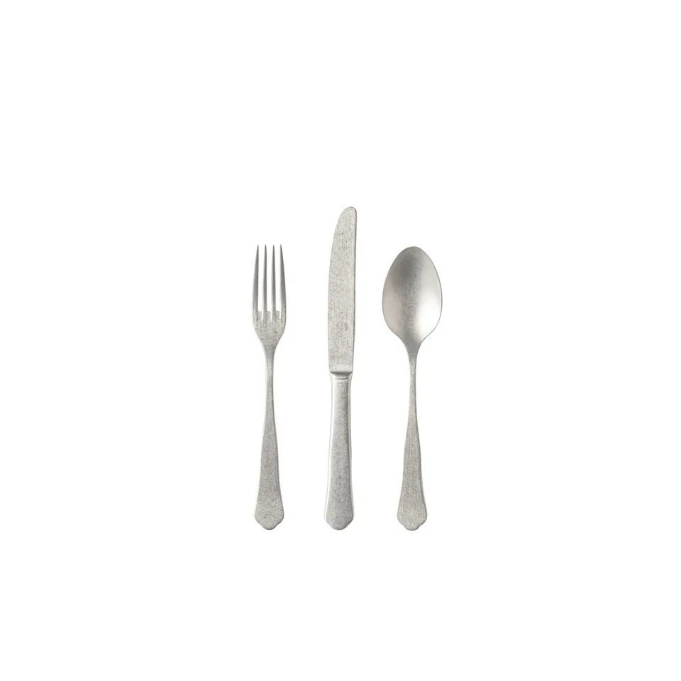costa-nova-prado-dessertbesteck-18-tlg-vintage-silber image 1