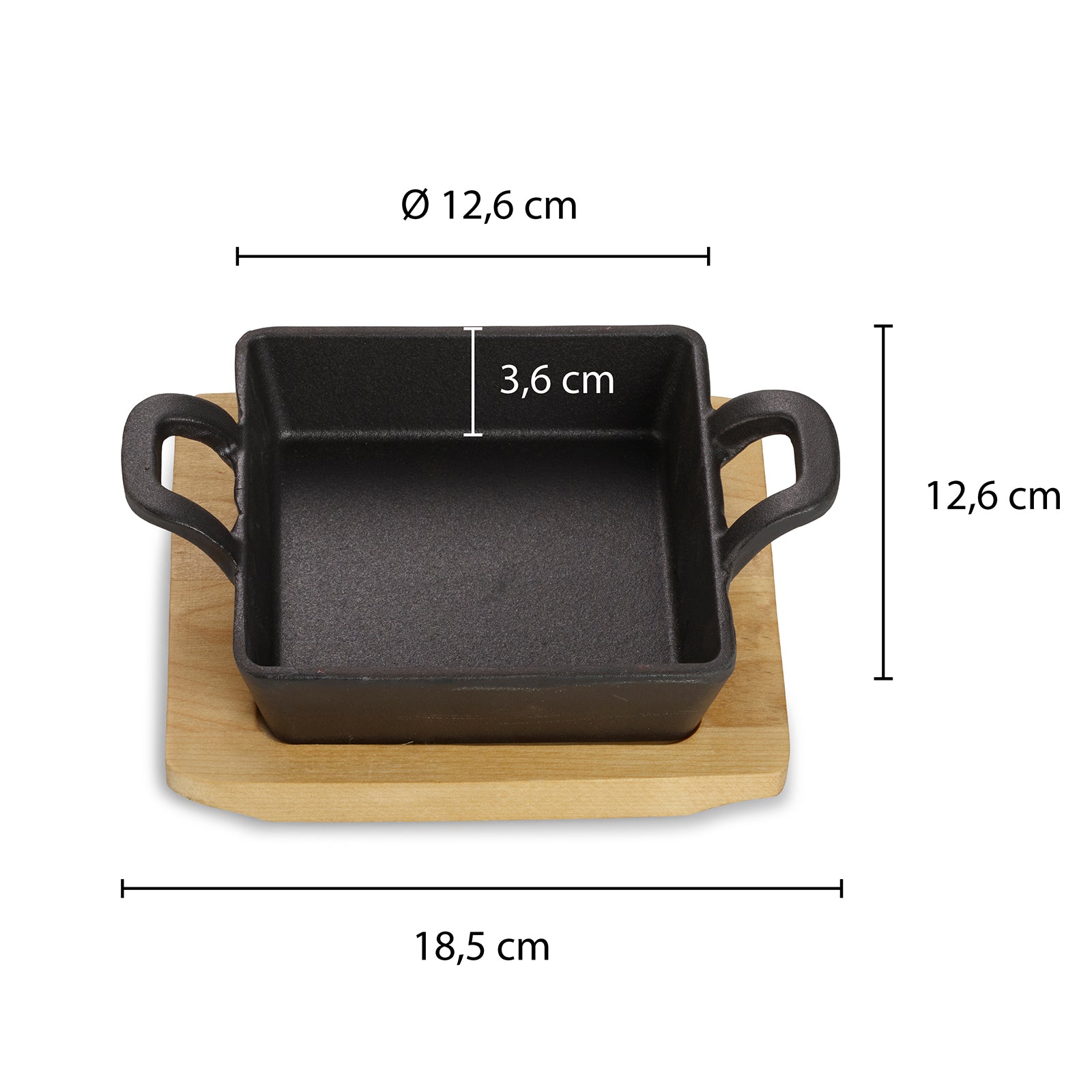 echtwerk-servierschale-gusseisen-12-6cm-mit-servierbrett image 4