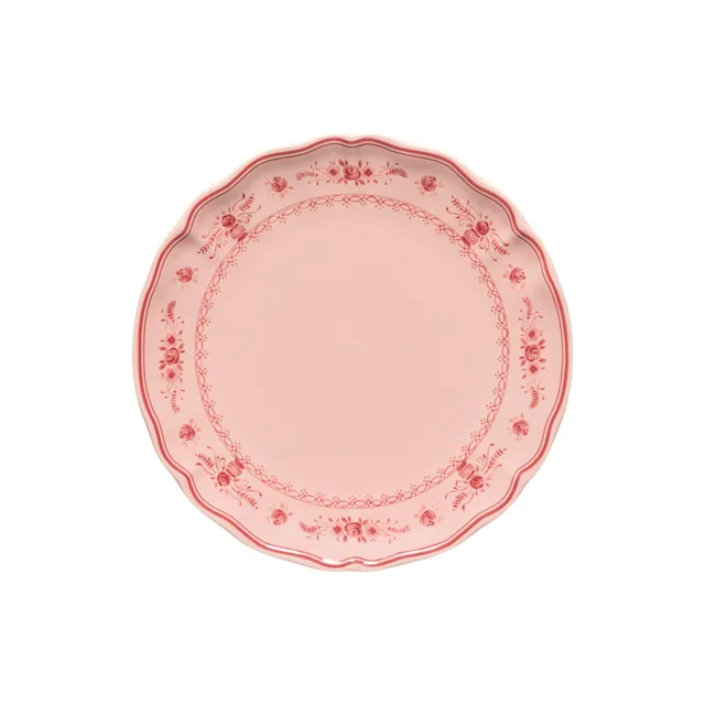 costa-nova-vila-speiseteller-rosa-rot-steingut-essteller image 1