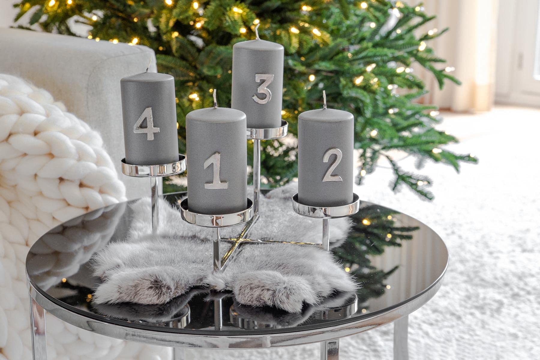edzard-milano-adventskranz-pamplona-edelstahl-25-cm image 6