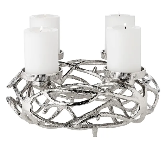 edzard-cornelius-adventskranz-bernd-29-cm-silber image 1