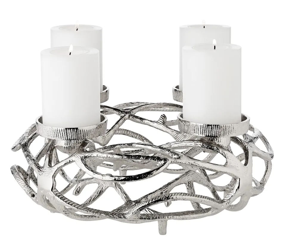 edzard-cornelius-adventskranz-bernd-29-cm-silber image 1