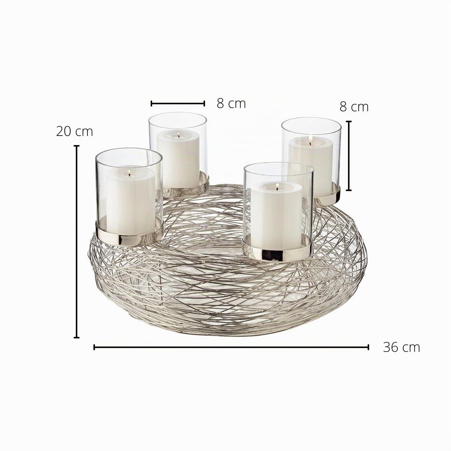 edzard-rimini-adventskranz-edelstahl-36-cm-silber image 5