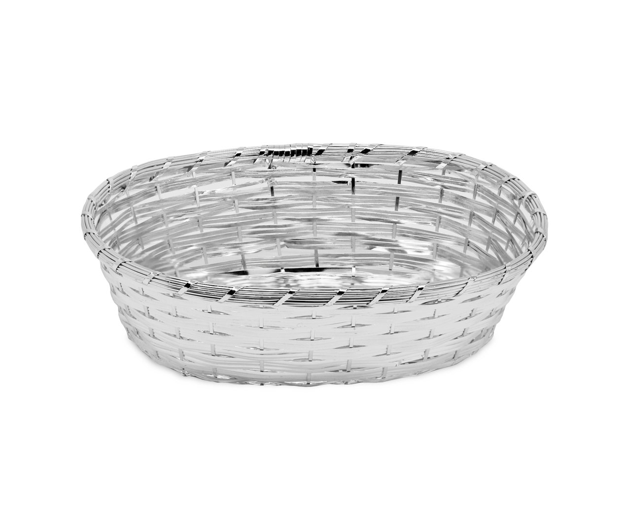 edzard-mista-basket-brotkorb-oval-versilbert-16x23-cm image 1