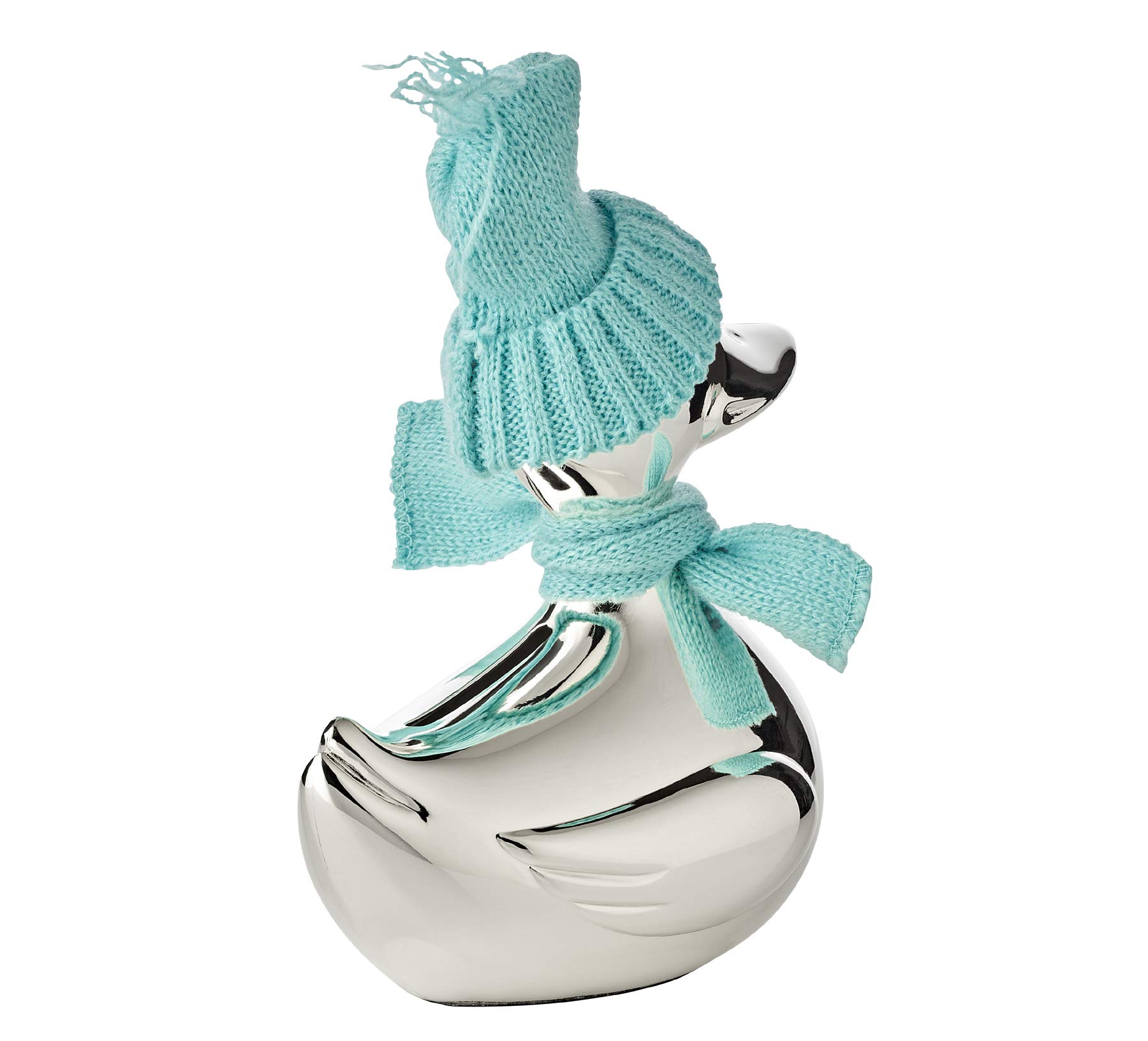 edzard-bert-ente-spardose-13-cm-versilbert-taufgeschenk image 4