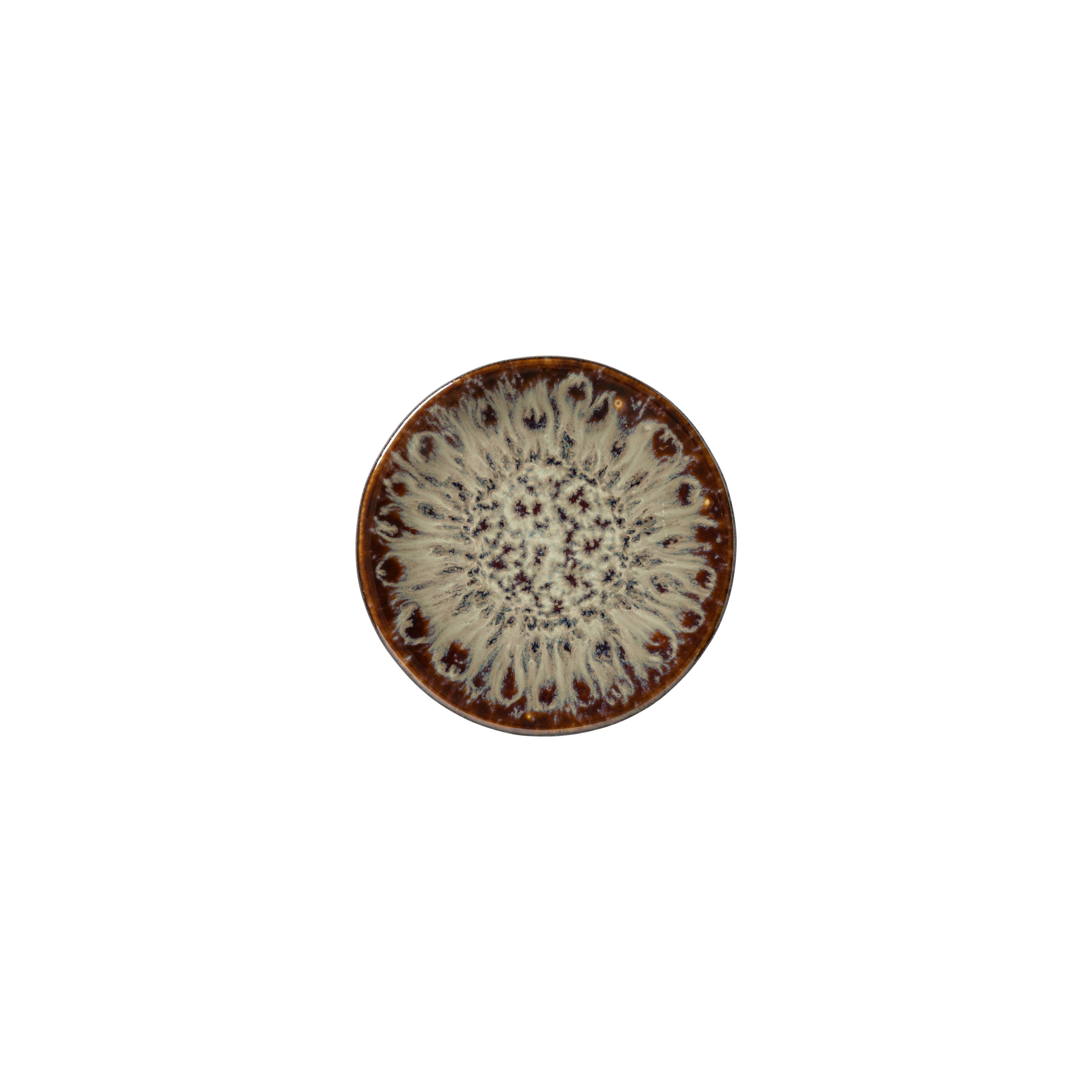 costa-nova-roda-vorspeisenteller-rund-cocoa-braun-steingut image 1