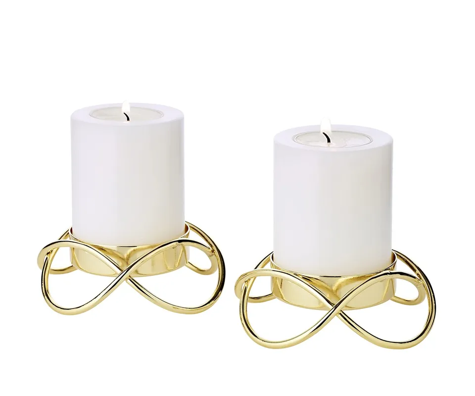 edzard-bastia-kerzenhalter-gold-2er-set-10-5-cm-edelstahl image 1