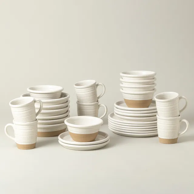 costa-nova-scotia-geschirrset-30tlg-vanilla-beige-mit-becher image 1