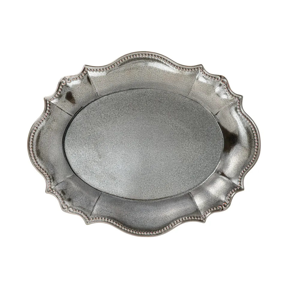 costa-nova-almara-servierplatte-oval-antique-metal-steingut image 1