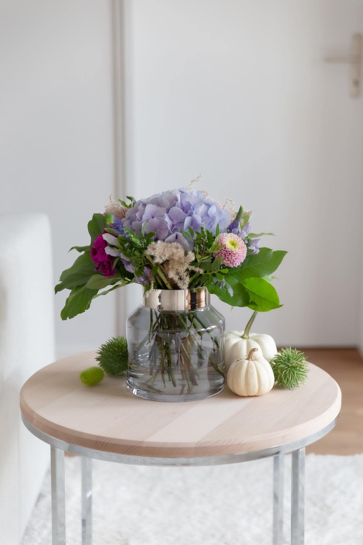 edzard-gabi-dark-vase-kristallglas-19-cm-platinrand image 3