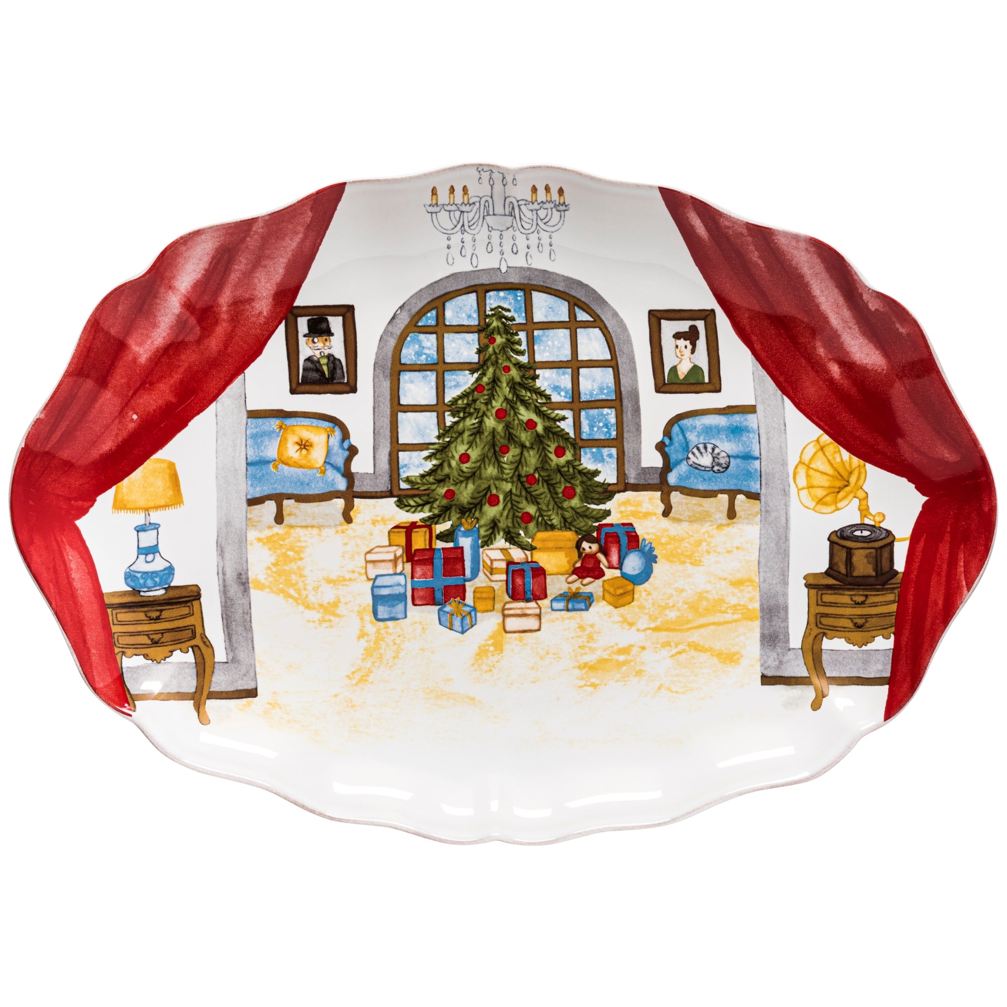 costa-nova-the-nutcracker-ta401-whi-servierplatte-oval-wei image 1