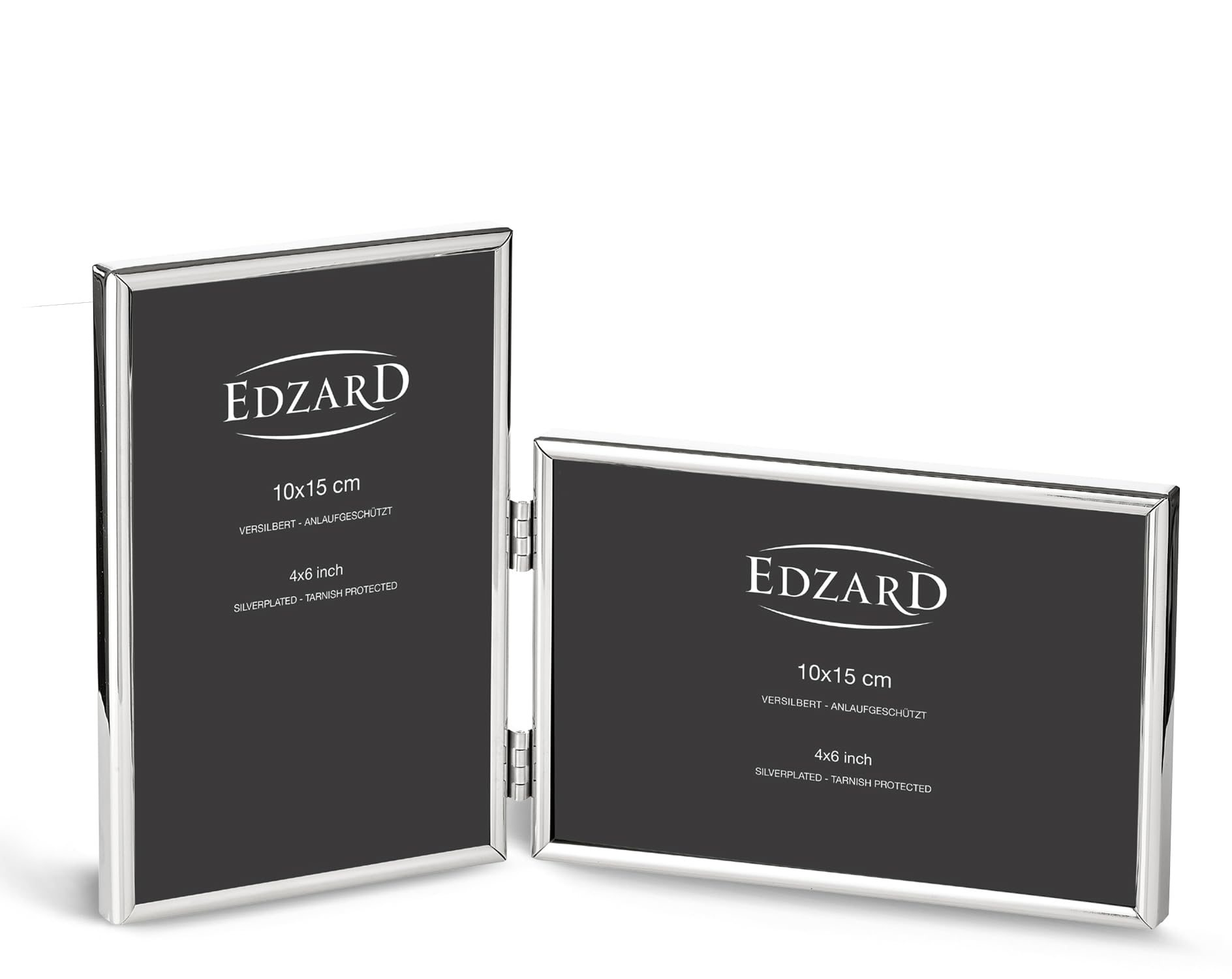 edzard-pavia-otto-doppel-fotorahmen-2x-10x15-versilbert image 1