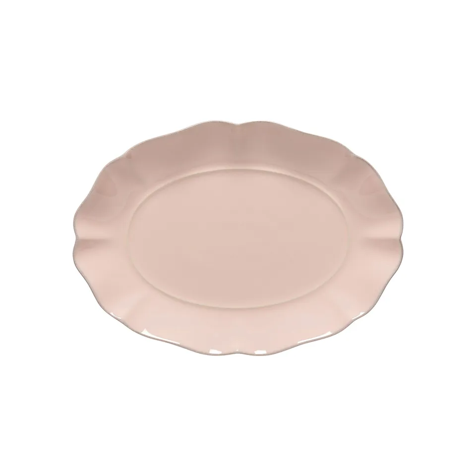 costa-nova-rosa-servierplatte-oval-ros-steinzeug-gl-nzend image 1