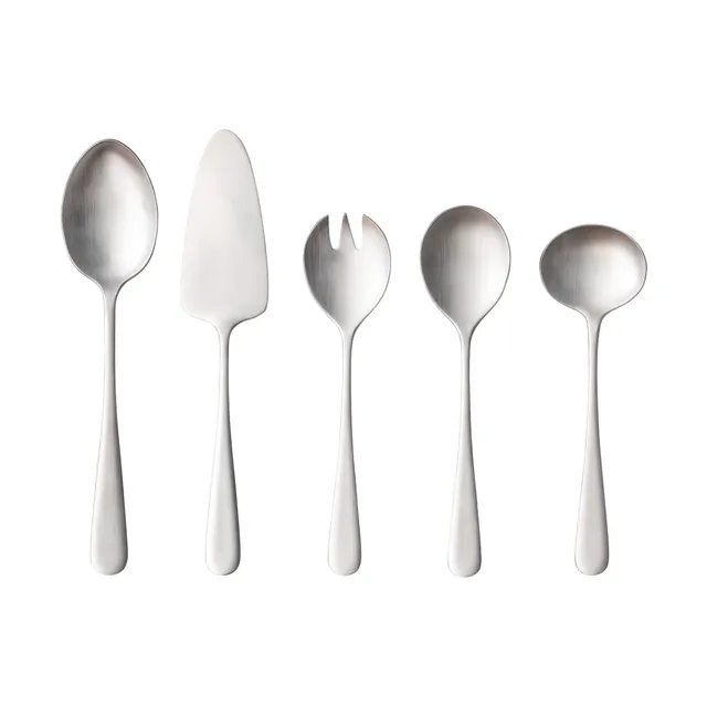 costa-nova-pacifica-servierset-5tlg-vintage-silber-vorlegebesteck image 1