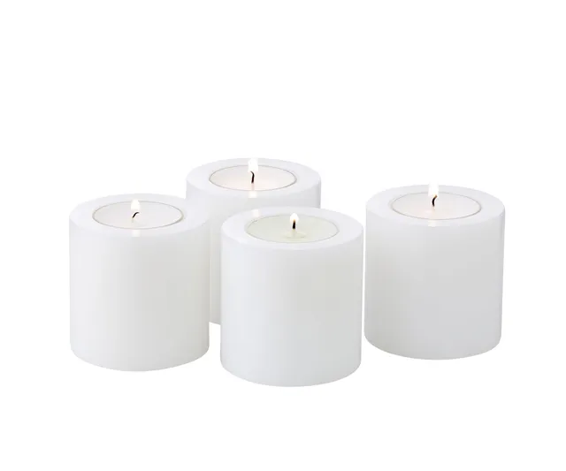 edzard-cornelius-teelichthalter-4er-set-wei-6-cm-dauerkerze image 1